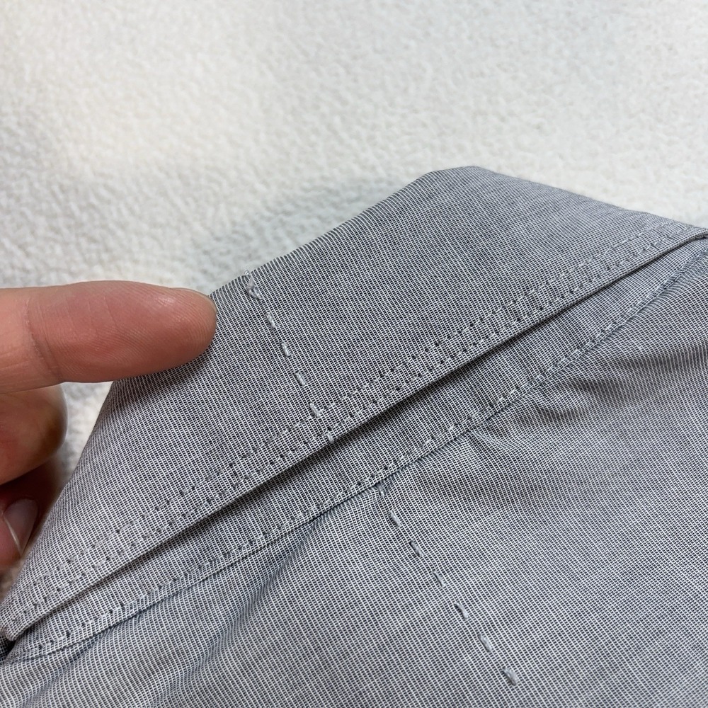 G-Star‎ Raw Western Shirt Men's L Gray Flap Pocket Pearl Snap Stretch Button Up - Picture 12 of 16